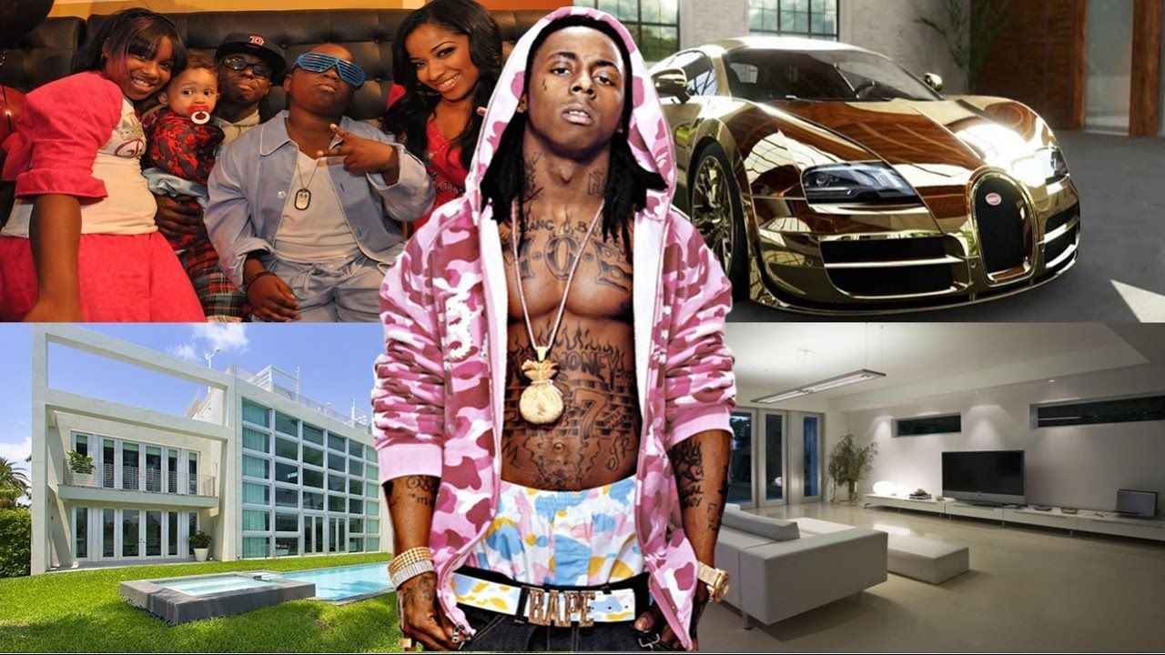 Lil Wayne owns a $13 million, 15,100-square-foot mansion in Miami. 